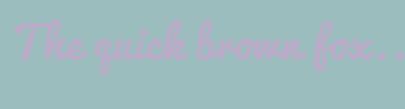 Image with Font Color BCAAC9 and Background Color 9BBDBD